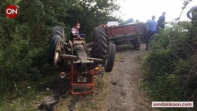 İvrindi'de traktör ters kazası: 1 ölü 2 yaralı