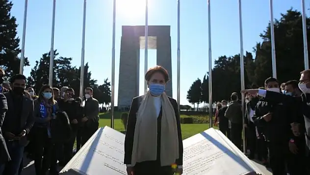İYİ Parti Genel Başkanı Akşener Şehitler Abidesi'nde