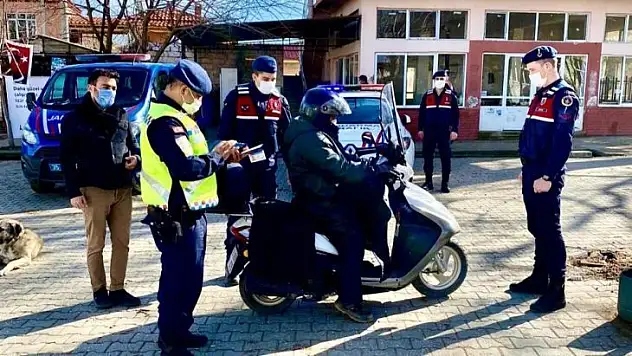 İzmir'de jandarmadan huzur ve güven uygulaması