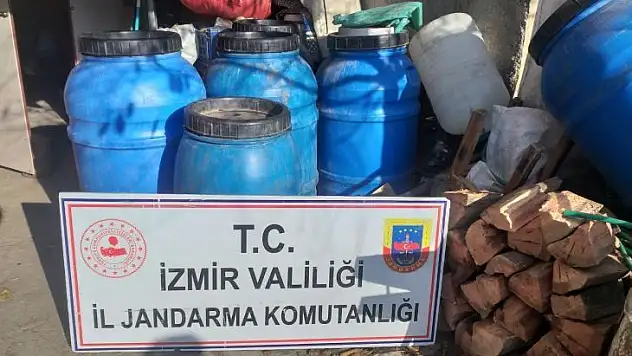 İzmir'de jandarmadan yılbaşı öncesi sahte içki operasyonu