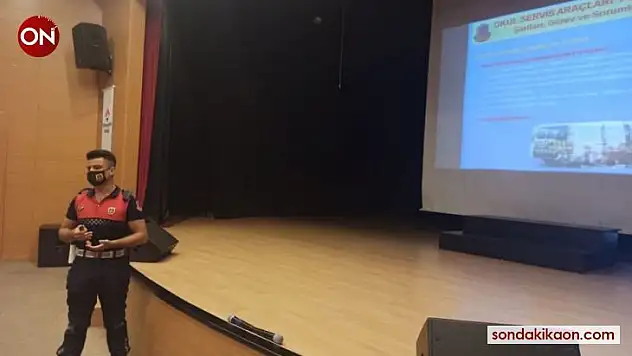 Jandarmadan servis şoförlerine eğitim
