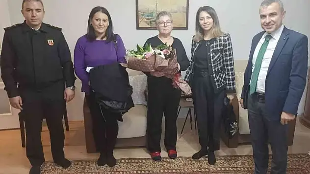 Kaymakam Atasoy'dan şehit ailelerine ziyaret