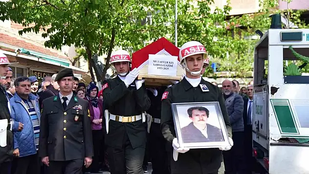 Kıbrıs Gazisi askeri törenle uğurlandı