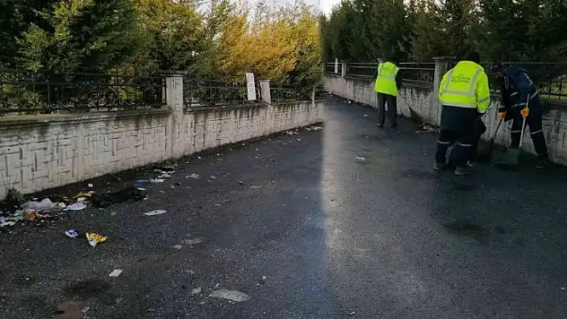 Kütahya'da çevre temizliği