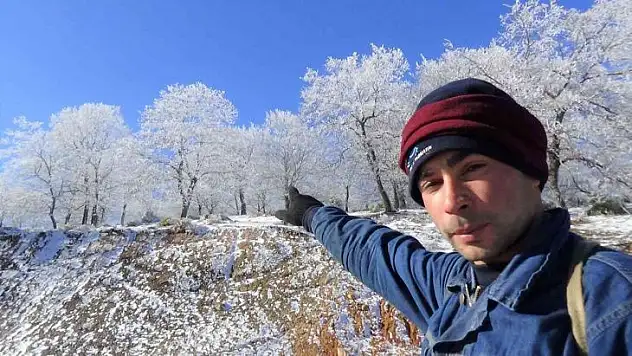 Kütahya'da kırağı güzelliği