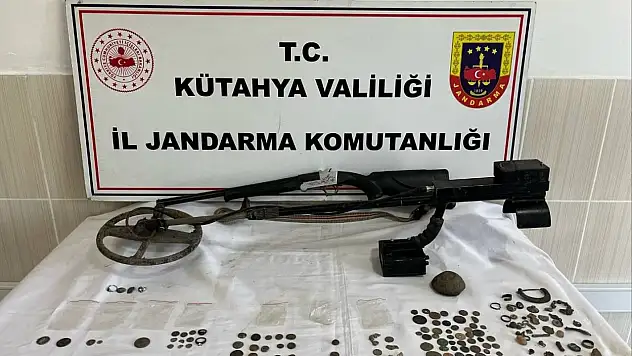 Kütahya'da tarihi eser operasyonu