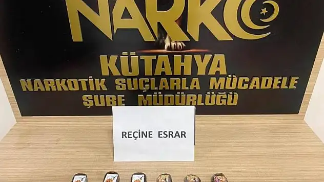 Kütahya'da uyuşturucu maddeyle yakalanan şüpheli tutuklandı