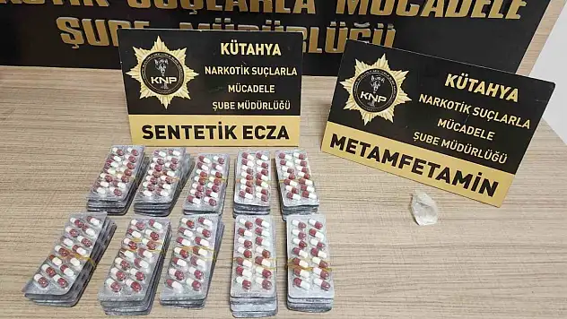Kütahya'da uyuşturucuyla yakalanan şahıs tutuklandı