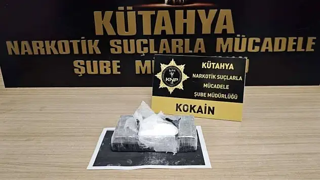 Kütahya'da uyuşturucuyla yakalanan şüpheli tutuklandı