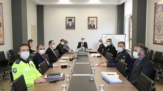 Kütahya'nın güvenliği görüşüldü