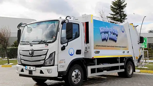Kütahya OSB'ye yeni çöp kamyonu