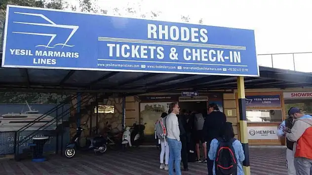 Marmaris'ten Rodos'a feribot seferleri başladı