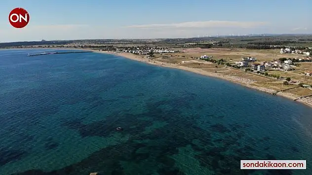 Mavi bayraklı Geyikli sahillerinde müsilaj yok, huzur var