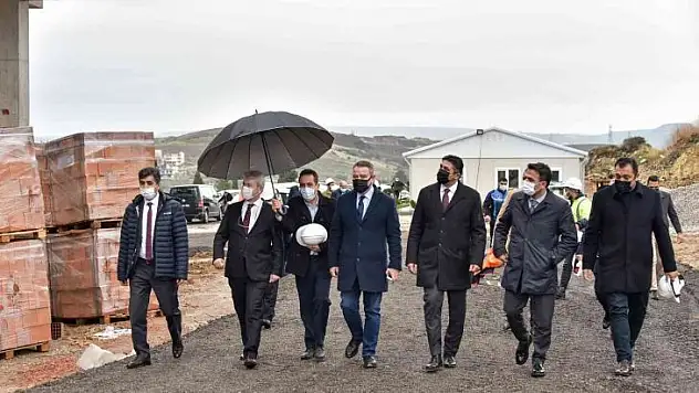Mesleki ve Çevresel Hastalıklar Hastanesi'nde kaba inşaat tamamlanma aşamasında