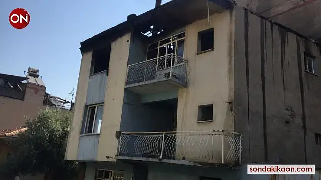 Metruk binada çıkan yangın korkuttu
