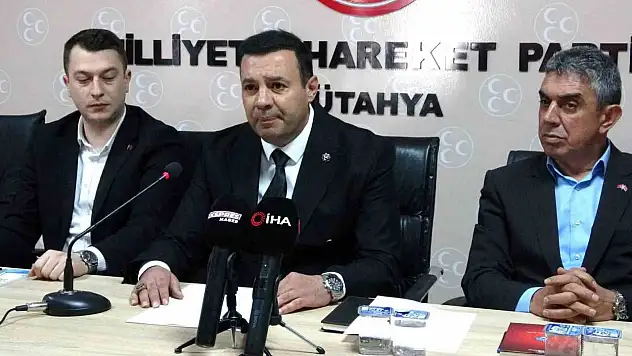 MHP Kütahya İl Başkanı Selçuk Alıç: 'Kütahya Belediyesi 34 kişiyi işten çıkardı'