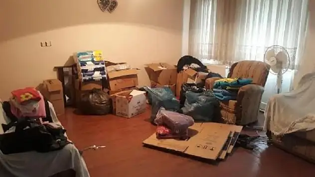 Milas Belediyesi'ne teslim edilen deprem yardımları personelin evinden çıktı