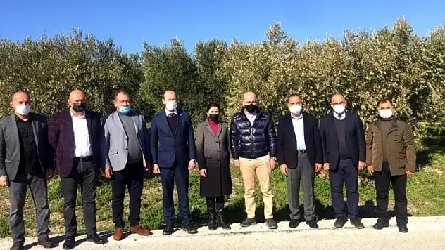 Milletvekili Işık zeytincileri dinledi