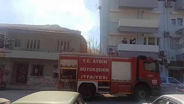 Nazilli'de ev yangını