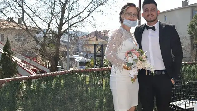 Normalleşme sonrası Çan'da ilk nikah kıyıldı