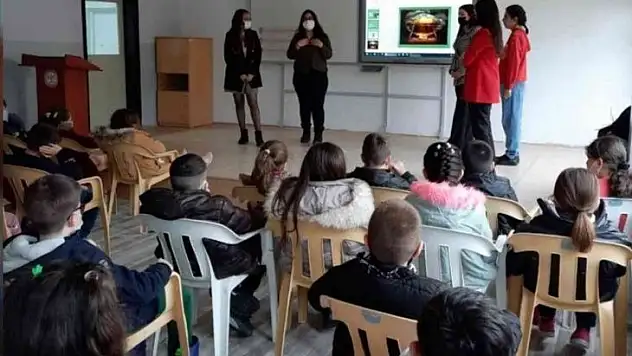 Öğrencilere ekolojik farkındalığa dikkat çekildi