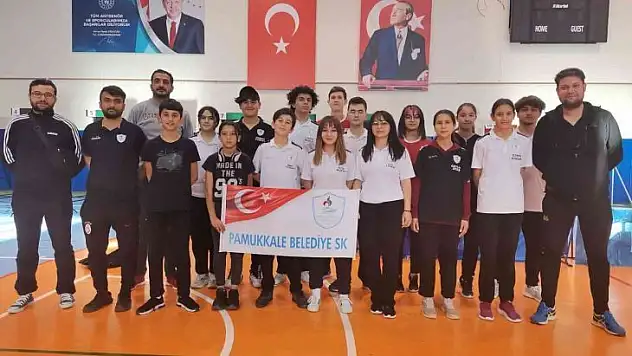 Pamukkale'den 3 sporcu milli takım vizesini aldı