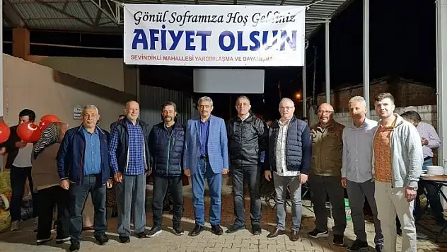 Sevindikli Mahallesi'nde İlk İftar Buluşması