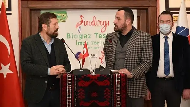Sındırgı Biogaz tesisi için imzalar atıldı