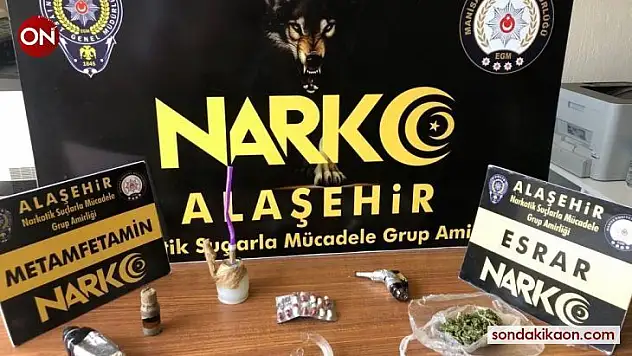 Şüphe üzerine durdurulan şahsın üzerinden uyuşturucu çıktı