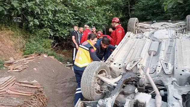 Susurluk'ta trafik kazası: 1 yaralı