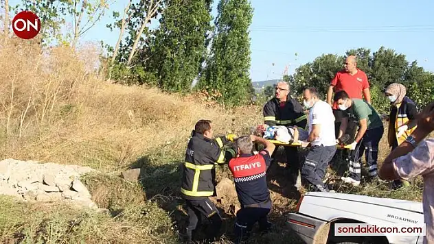 Takla atan otomobilde can pazarı