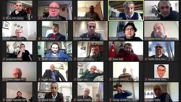 TGK Başkanlar Kurulu video konferansta buluştu