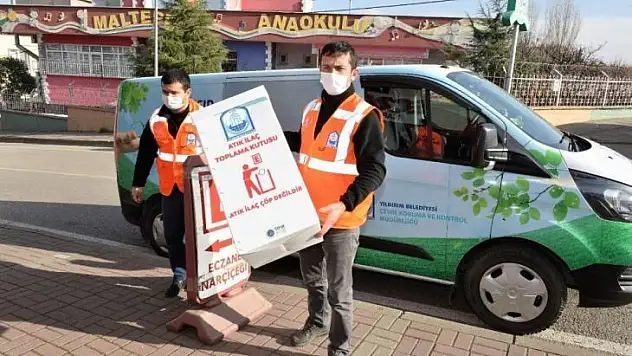 Yıldırım Belediyesi'nden atık ilâç toplama kampanyası