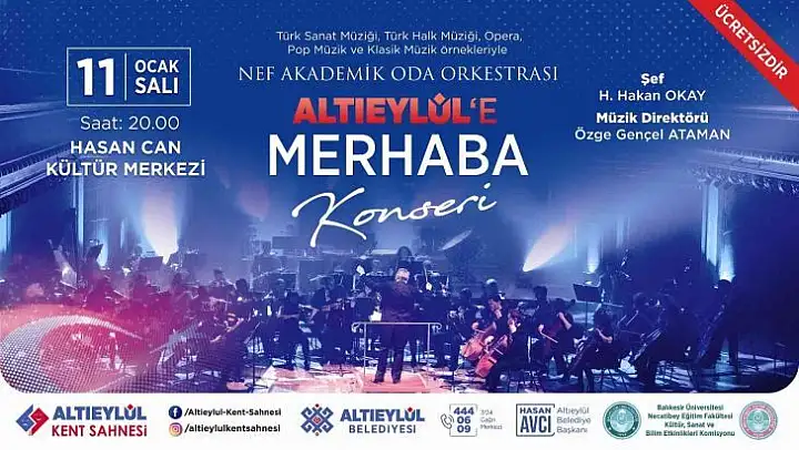 'Altıeylül'e Merhaba Konseri'
