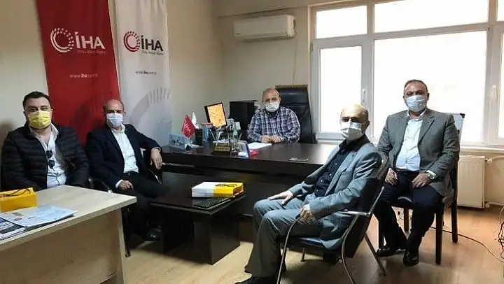 AK Parti Karesi'den İHA'ya ziyaret