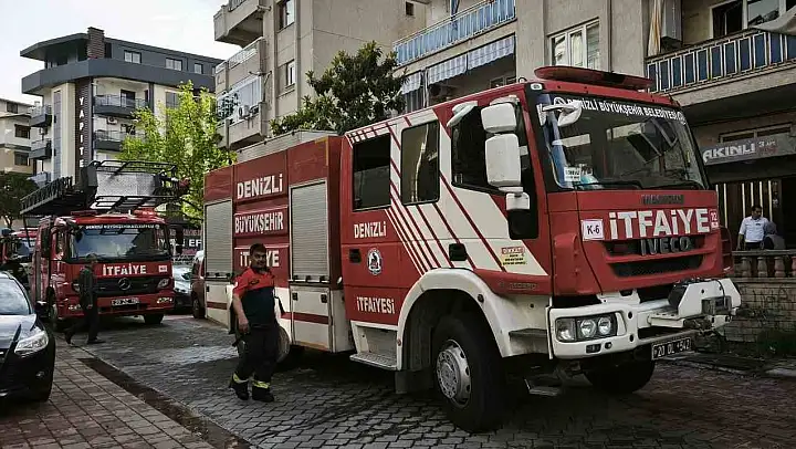 Apartman dairesinde çıkan yangın ucuz atlatıldı