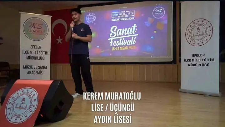 Aydın Lisesi öğrencilerinden 3 derece
