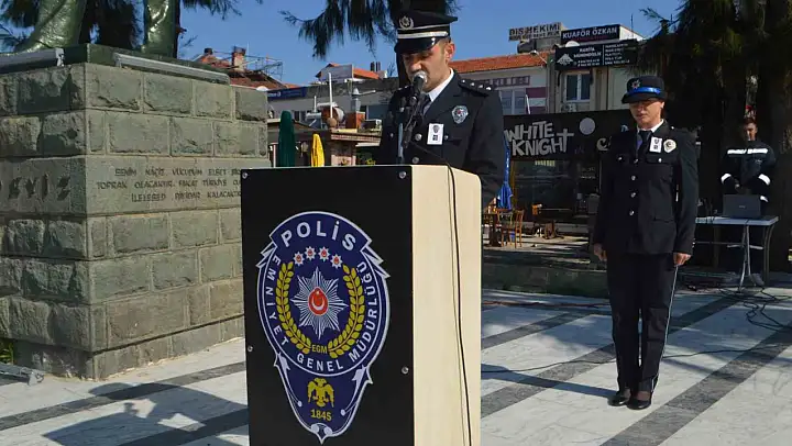 Ayvalık'ta Türk Polis Teşkilatı'nın 180. Kuruluş yıldönümü kutlandı