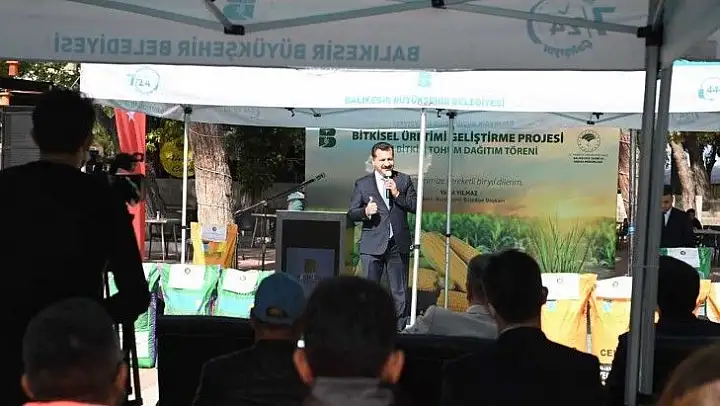 Balıkesir Büyükşehir'den süt otu desteğinde rekor