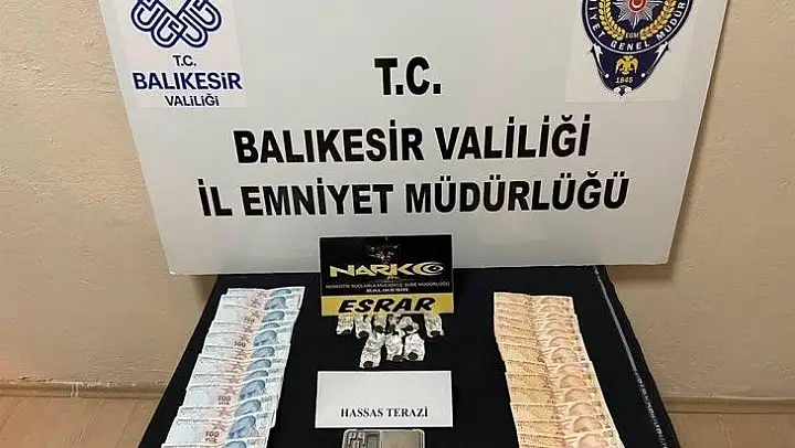 Balıkesir'de 12 şahsa uyuşturucu operasyonu