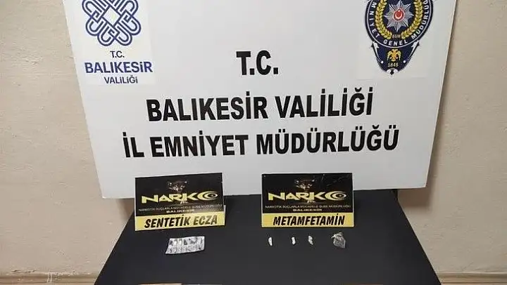 Balıkesir'de 7 şahsa uyuşturucu operasyonu