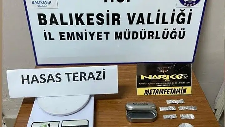 Balıkesir'de 9 şahsa uyuşturucu operasyonu