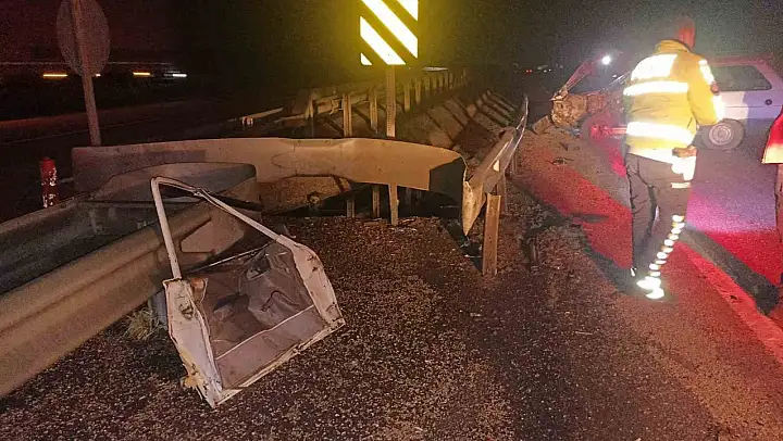 Balıkesir'de trafik kazası 1 yaralı