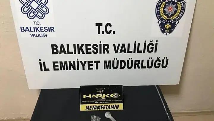Balıkesir'de uyuşturucu operasyonu