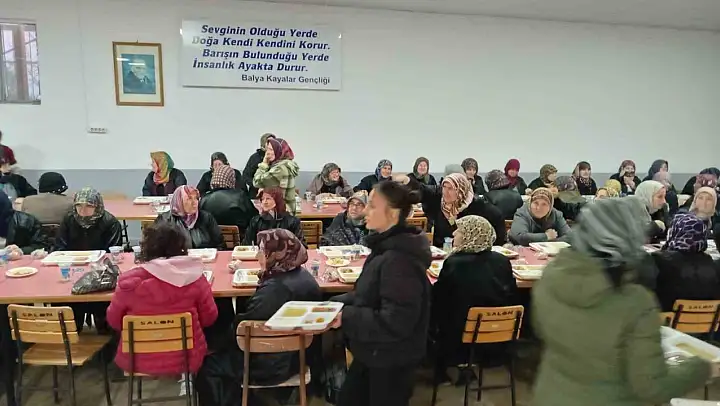 Balya Kayalar'da geleneksel Ramazan iftarı yapıldı