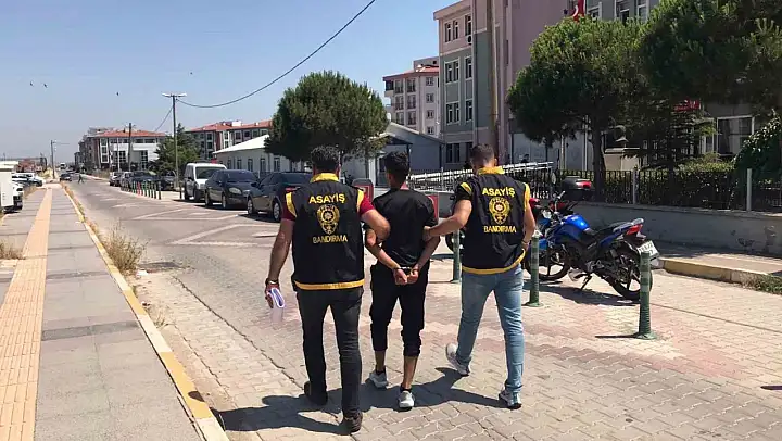 Bandırma'da cezaevinden firar eden hırsızlık zanlısı yakalandı