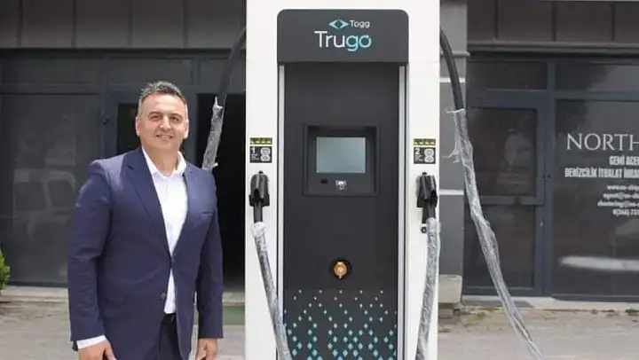 Bandırma'da elektrikli araçlar için hızlı şarj ünitesi 'Trugo'