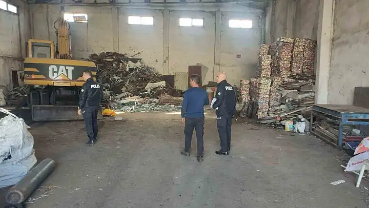Bandırma'da hurdacılara denetim
