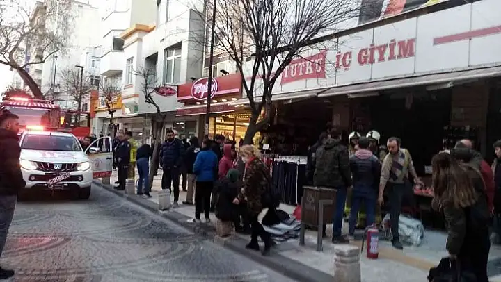 Bandırma'da iş yeri yangını