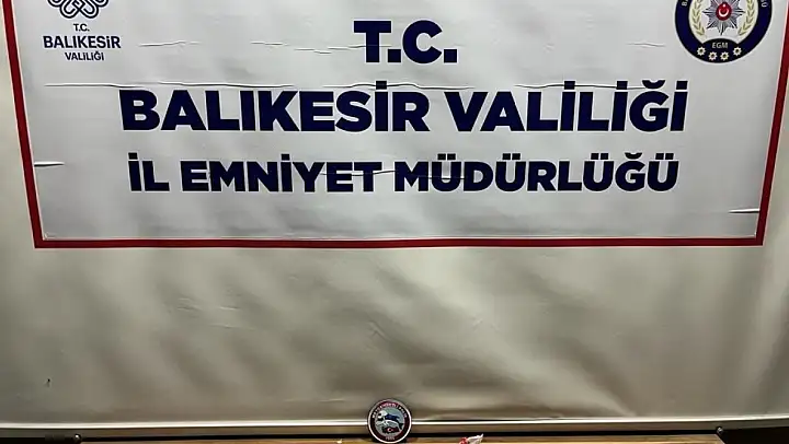 Bandırma'da uyuşturucu operasyonunda 1 kişi yakalandı